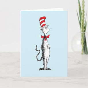 Carte Dr. Seuss I Chat dans le Casquette debout haut