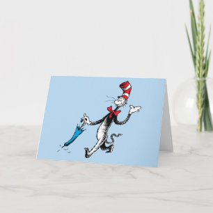 Carte Dr. Seuss   Le Chat Chapeauté Marche au Parasol