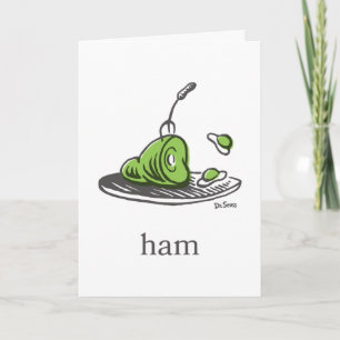 Carte Dr. Seuss Les Œufs verts au ham