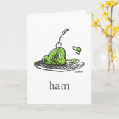 Carte Dr. Seuss | Les Œufs verts au ham (Fleur jaune)