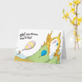 Carte Dr Seuss | Oh, les endroits où vous irez ! (Fleur jaune)