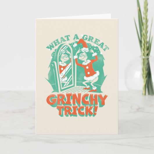 Carte Dr. Seuss | Quelle astuce Grinchy géniale ! (Devant)