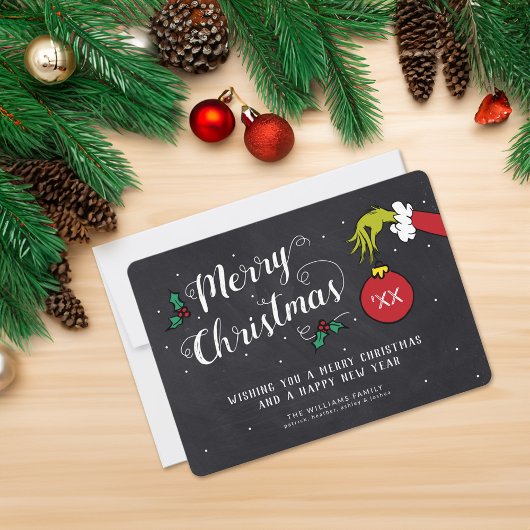 Carte Dr Seuss | The Grinch - Joyeux Noël Photo