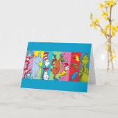 Carte Dr. Seuss | Tranche de personnage (Fleur jaune)