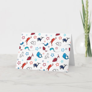 Carte Dr. Seuss Un Poisson Deux Poissons Motif Étoile