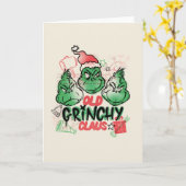 Carte Dr. Seuss | Vieux Grinch Noël (Fleur jaune)