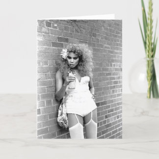 Carte Drag Queen NYC. 1989