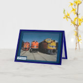 Carte Drag race for trains (Fleur jaune)