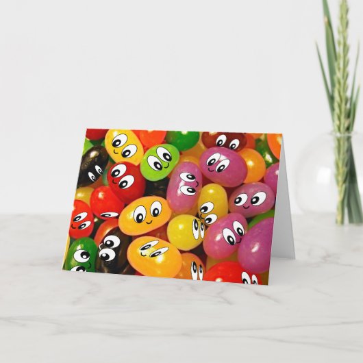 Carte Dragée à la gelée de sucre mignonne (Devant)