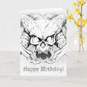 Carte Dragenoth Demon Crull Lord Anniversaire (Fleur jaune)