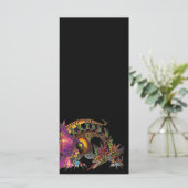 CARTE DRAGO / DRAGON D'OR IMAGINAIRE EN PURPLE ET NOIR (Debout devant)