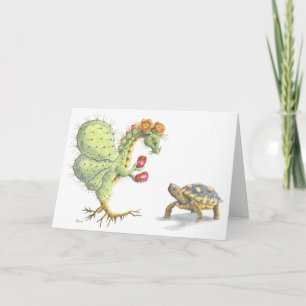 Carte Dragon à fleurs de prickly (carte)