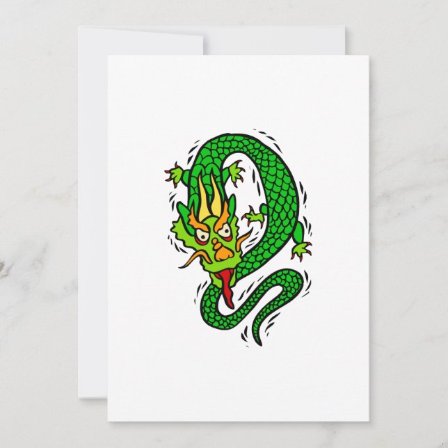 Carte Dragon asiatique (Devant)