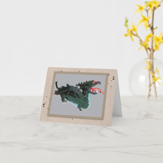 Carte Dragon Bead (Fleur jaune)