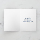 Carte Dragon Bébé Bleu Mange un Cupcake (Intérieur)