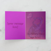 Carte Dragon Bleu et Papillon (Intérieur)