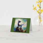 Carte Dragon chinois (12) (Fleur jaune)