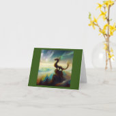 Carte Dragon chinois (14) (Fleur jaune)