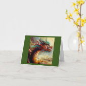 Carte Dragon chinois (29) (Fleur jaune)