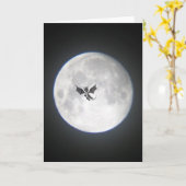 Carte Dragon dans le clair de lune (Fleur jaune)