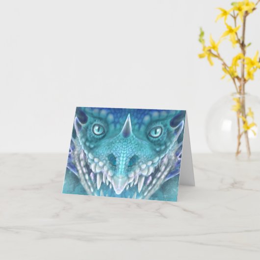 Carte Dragon de Glace  (Fleur jaune)