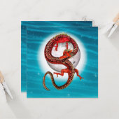 Carte Dragon de l'Est - Mythique Créature Imaginaire (Devant/Arrière en situation)