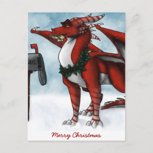 Carte Dragon de Noël