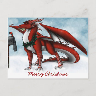 Carte Dragon de Noël