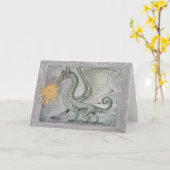 Carte Dragon de respiration incendie (Fleur jaune)