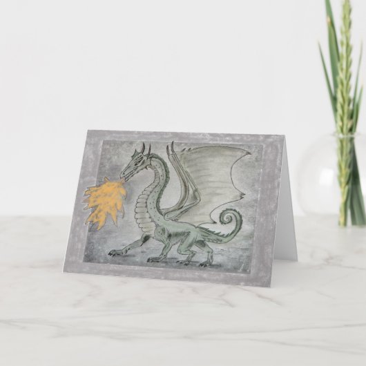 Carte Dragon de respiration incendie (Devant)