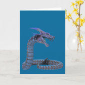 Carte Dragon de Serpent Bleu (Fleur jaune)