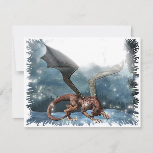 Carte Dragon d'hiver (Devant)
