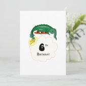 Carte Dragon du 6e anniversaire (Debout devant)