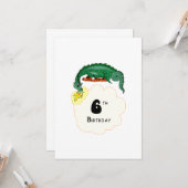 Carte Dragon du 6e anniversaire (Devant/Arrière en situation)