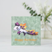Carte Dragon fait la fête (Debout devant)