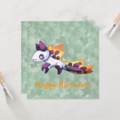 Carte Dragon fait la fête (Devant/Arrière en situation)