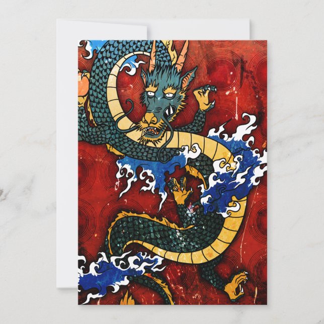 Carte Dragon japonais (Devant)