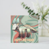 Carte Dragon, Joyeux Anniversaire (Debout devant)