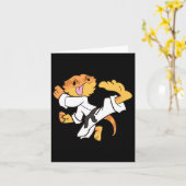 Carte Dragon Karaté Samurai Lizard Drago Bardé (Fleur jaune)