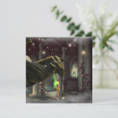 Carte Dragon moderne et Imaginaire de fées (Debout devant)