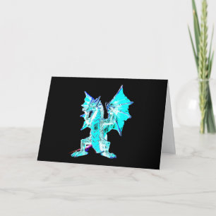 Carte Dragon mythique Oceanic Aqua Flame Creature Bold