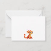 Carte dragon pour maman. (Dos)