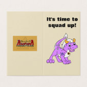 Carte Dragon Squad Dragon Boat Festival (Outside Unfolded)