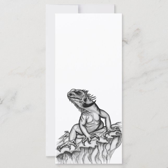 Carte Dragon sur le rocher (Devant)