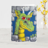 Carte Dragon Vert (Fleur jaune)