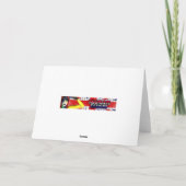 Carte Dragon violet dansant dans la Garden Birthday Card (Dos)