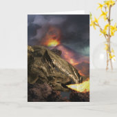 Carte Dragon Volcano Lava (Fleur jaune)