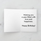 Carte dragonfly aquarelle (grande impression) (Intérieur)