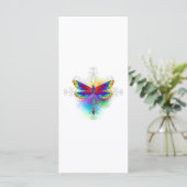 Carte Dragonfly en arc-en-ciel (Debout devant)