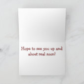 Carte Dragonfly Get Well (Intérieur)